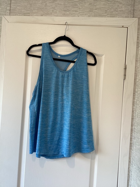 unbranded Tops - Women's Blue Performance Cross-Back Tank Top XL EUC
